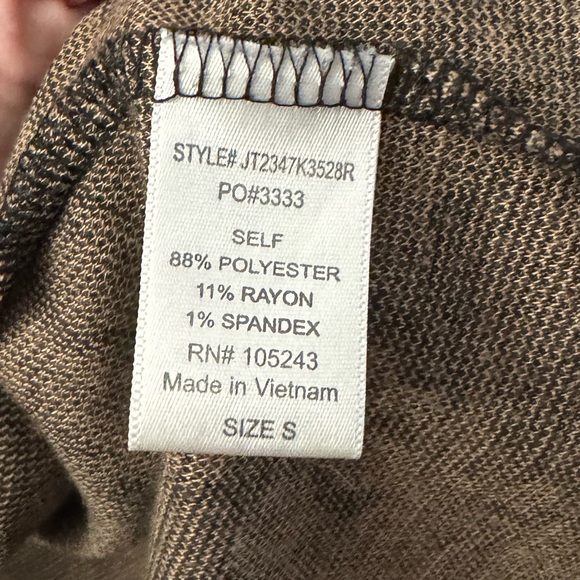 h.i.p. Tan and Black Patterned Vest - Picture 4 of 4